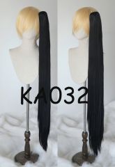 [KA001-KA044] A-3/ 110cm super long straight clip on ponytail