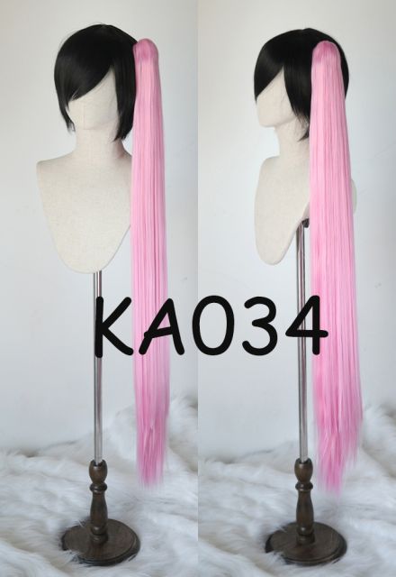 [KA001-KA044] A-3/ 110cm super long straight clip on ponytail