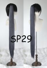 [KA044-SP40]  A-3/ 110cm super long straight clip on ponytail