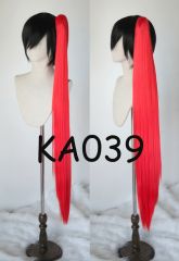 [KA001-KA044] A-3/ 110cm super long straight clip on ponytail