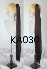 [KA001-KA044] A-3/ 110cm super long straight clip on ponytail