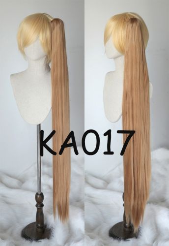 [KA001-KA044] A-3/ 110cm super long straight clip on ponytail
