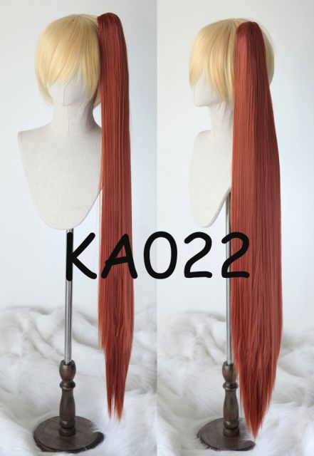 [KA001-KA044] A-3/ 110cm super long straight clip on ponytail