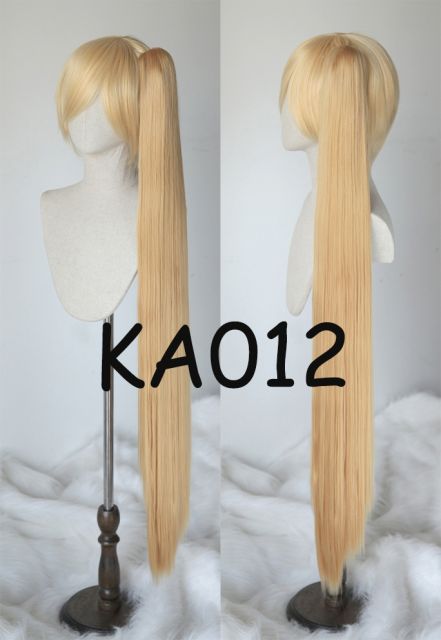 [KA001-KA044] A-3/ 110cm super long straight clip on ponytail