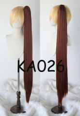 [KA001-KA044] A-3/ 110cm super long straight clip on ponytail