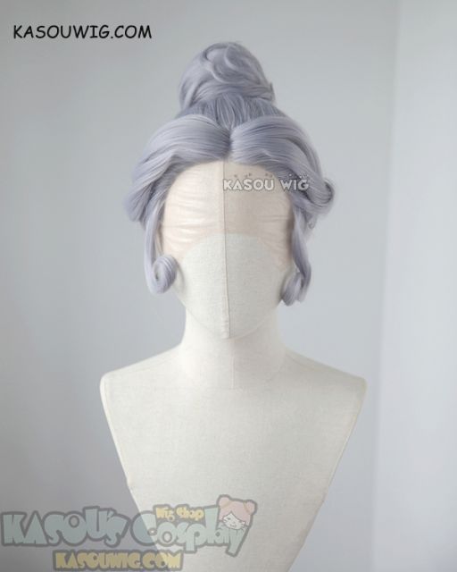 Lace Front >> Voltron Legendary Defender Princess Allura short twisted updo cosplay wig