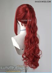 P5 Royal Kasumi Yoshizawa 55cm long red ponytail cosplay wig