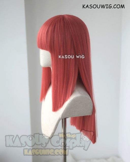 NieR: Automata Popola super sleek long russet red cosplay wig