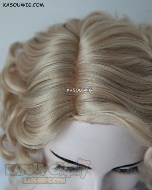 [Improved some details] Fantastic Beasts and Where to Find Them Queenie Goldstein short curly blonde wig