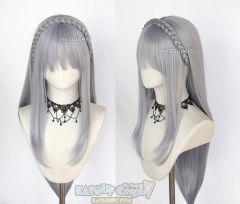 [2 colors] Re Zero / Re Life in a Different World from Zero Emiria 110cm long straight silver lavender wig