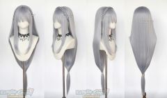 [2 colors] Re Zero / Re Life in a Different World from Zero Emiria 110cm long straight silver lavender wig