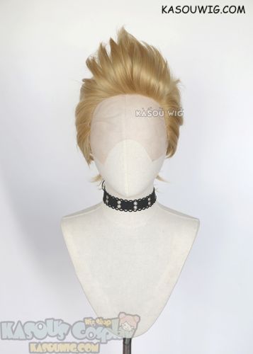 Lace Front>> The Big 3 Mirio Togata Lemillion short blonde cosplay wig