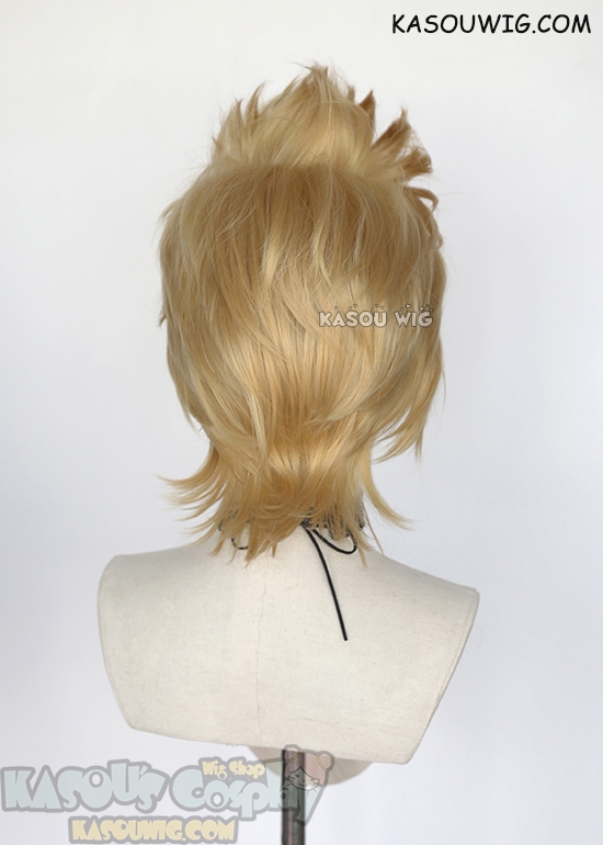 Short blonde anime outlet wig