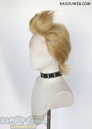 Lace Front>> The Big 3 Mirio Togata Lemillion short blonde cosplay wig