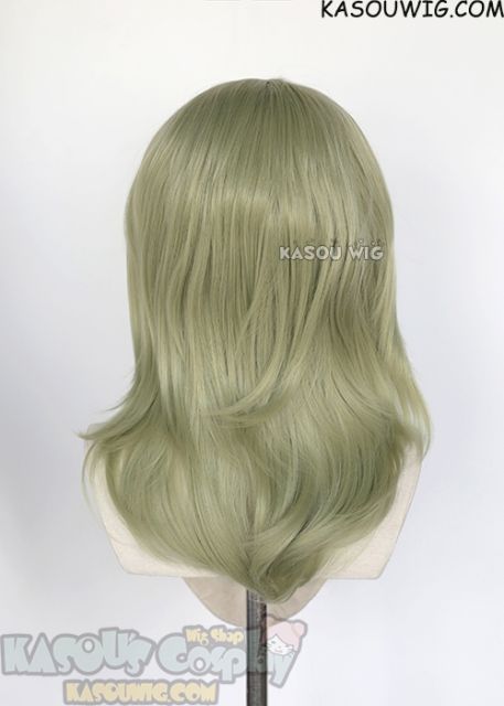 Fire Emblem Three Houses Byleth female green version 52cm cosplay wig