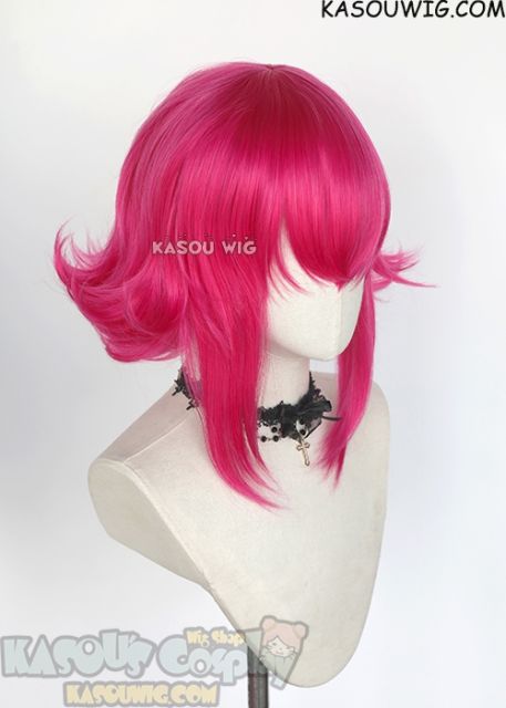 League of Legends Annie hot pink flippy cosplay wig