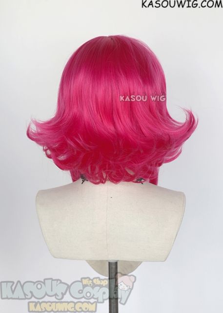 League of Legends Annie hot pink flippy cosplay wig