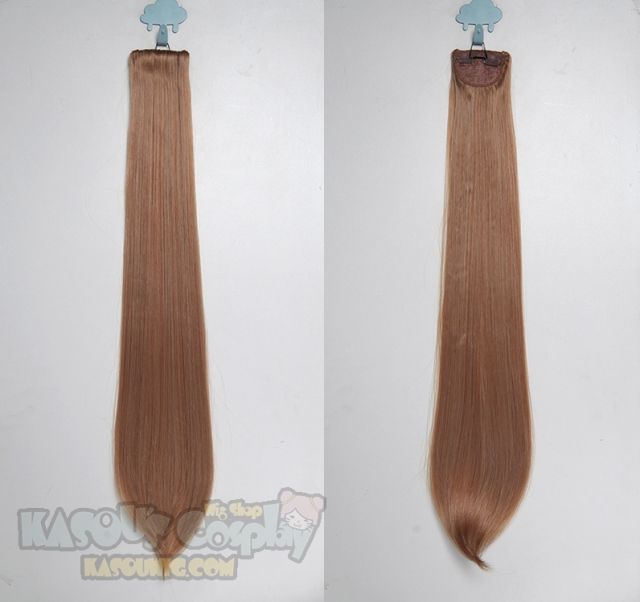 60cm straight clip-in extension KA001-KA065