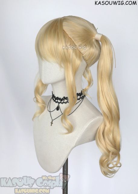 Code Vein Mia Karnstein blonde twin-tail cosplay wig