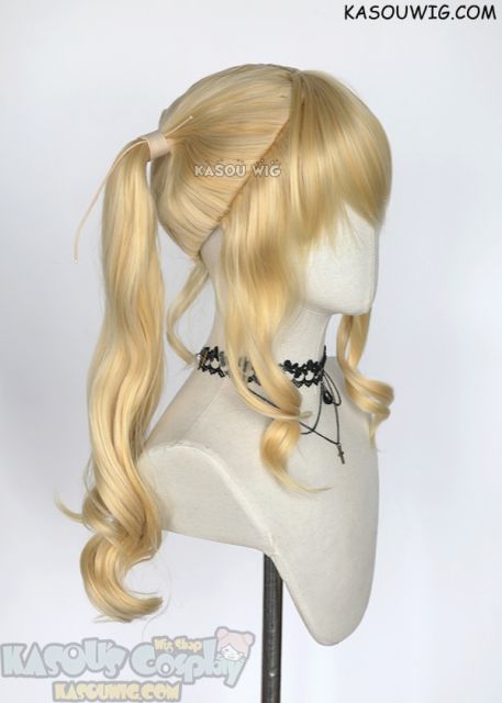 Code Vein Mia Karnstein blonde twin-tail cosplay wig