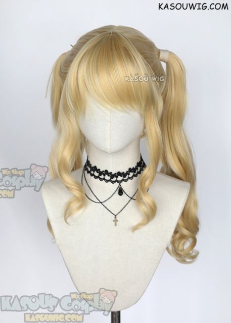 Code Vein Mia Karnstein blonde twin-tail cosplay wig