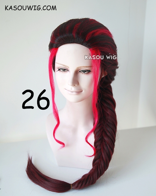 X MEN Blink pre styled braided cosplay wig Movies Television Series