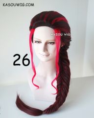 X-MEN Blink pre-styled braided cosplay wig
