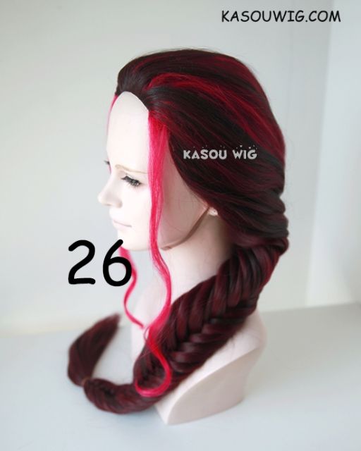 X-MEN Blink pre-styled braided cosplay wig