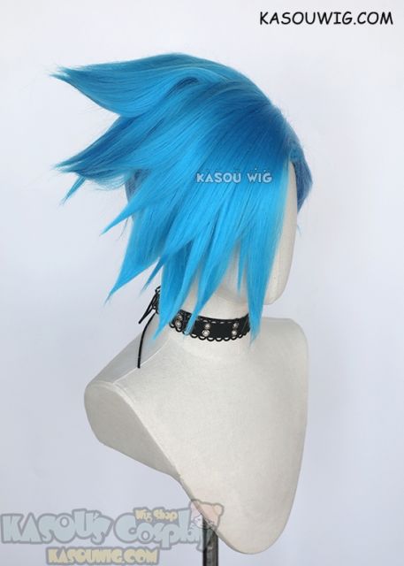 PROMARE Galo blue spiky cosplay wig