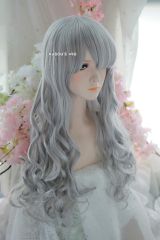 DISCOUNTED 【14 Colors】L-1 75cm long curly wig . Hiperlon fiber