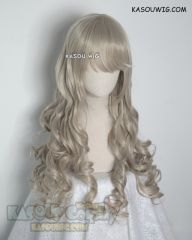 DISCOUNTED 【14 Colors】L-1 75cm long curly wig . Hiperlon fiber