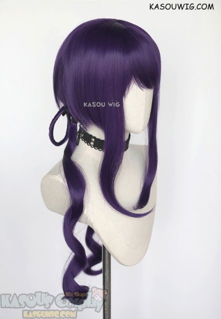 Jibaku Shounen Hanako-kun Akane Aoi 75cm long pre-styled purple wig