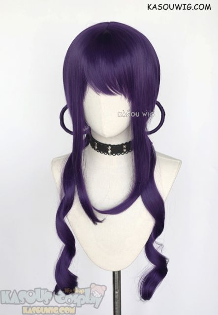 Jibaku Shounen Hanako-kun Akane Aoi 75cm long pre-styled purple wig