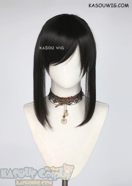 Kaguya-sama wa Kokurasetai Kaguya Shinomiya natural black wig with bun