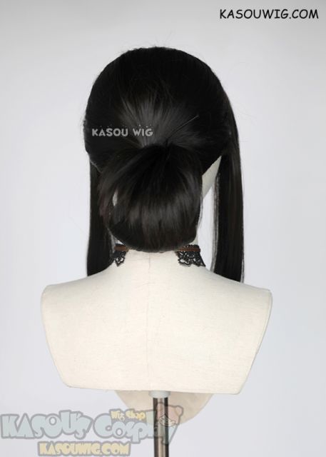 Kaguya-sama wa Kokurasetai Kaguya Shinomiya natural black wig with bun