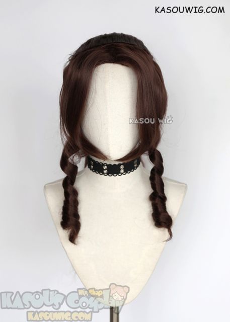 FF7 / Final Fantasy VII Aerith Gainsborough 85cm/ 33.5" long wavy cosplay wig
