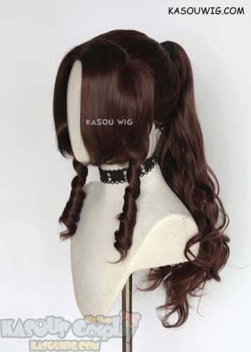 FF7 / Final Fantasy VII Aerith Gainsborough 85cm/ 33.5" long wavy cosplay wig