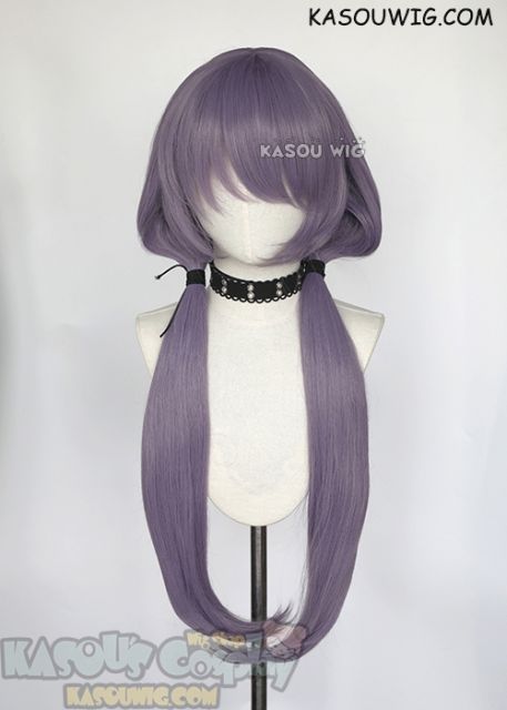 Kyokou Suiri In/Spectre Nanase Karin 85cm long pigtails purple wig