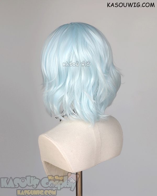 Tower of God Khun Eduan short light blue bob cosplay wig