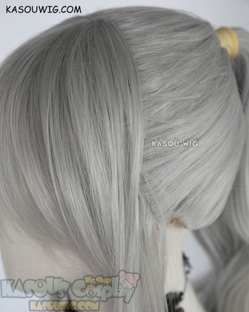 [Clearance Item] Strawberry Panic Shizuma Hanazono light gray wavy ponytail wig