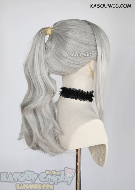 [Clearance Item] Strawberry Panic Shizuma Hanazono light gray wavy ponytail wig