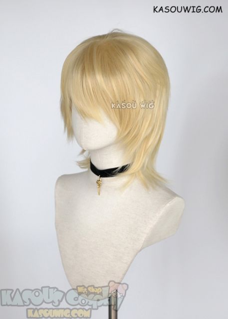 Fire Emblem Three Houses Dimitri ( 5 years later ) layered medium length wig