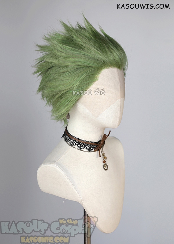 Green spiky clearance wig