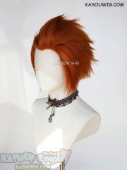 Lace Front>> Burnt Orange all back spiky synthetic cosplay wig LFS-1/KA021