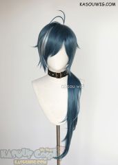 Genshin Impact Kaeya 95cm long grayish blue wig