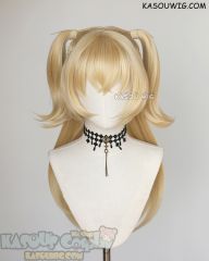 Genshin Impact Fischl 82cm long blonde twintail cosplay wig