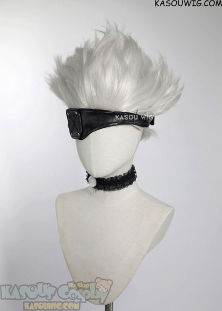 Jujutsu Kaisen Satoru Gojo short silver white spiky wig