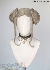 FE Three Houses Edelgard  (5 years later) ash blonde pre-styled updo wig