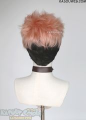 【2 Colors】Jujutsu Kaisen Yuji Itadori pink brown split undercut cosplay wig