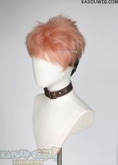 【2 Colors】Jujutsu Kaisen Yuji Itadori pink brown split undercut cosplay wig